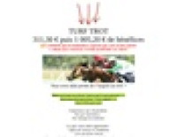 TURF TROT : 311,30 € puis 1 005,20 € de bénéfices